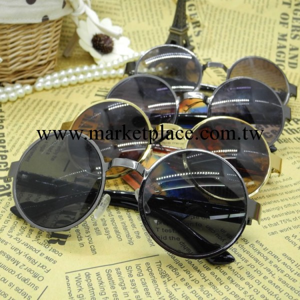 時尚太陽眼鏡 復古太子圓墨鏡 女士經典眼鏡 P833工廠,批發,進口,代購