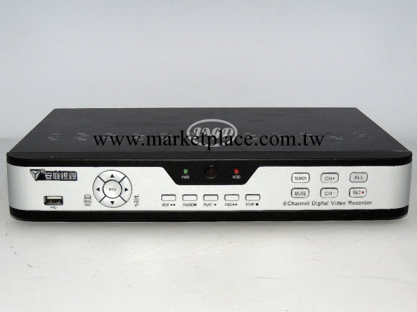8路硬盤錄像機8CH DVR 8路網絡硬盤錄像機 全D1實時監控工廠,批發,進口,代購