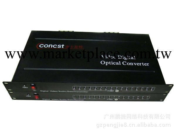 康卡斯特16路視頻光端機+4路反向數據  視頻可選 華南總代理 鵬捷工廠,批發,進口,代購