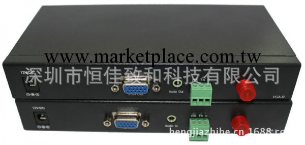 1路VGA高清光端機 VGA+1路音頻+RS232數據 單纖20公裡FC/SC 1080P工廠,批發,進口,代購