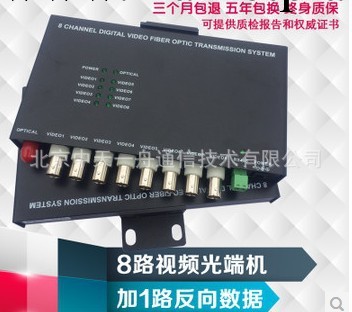 廠傢直銷高品質8路 8V1D視頻光端機帶1路反向485 數據 防雷工廠,批發,進口,代購