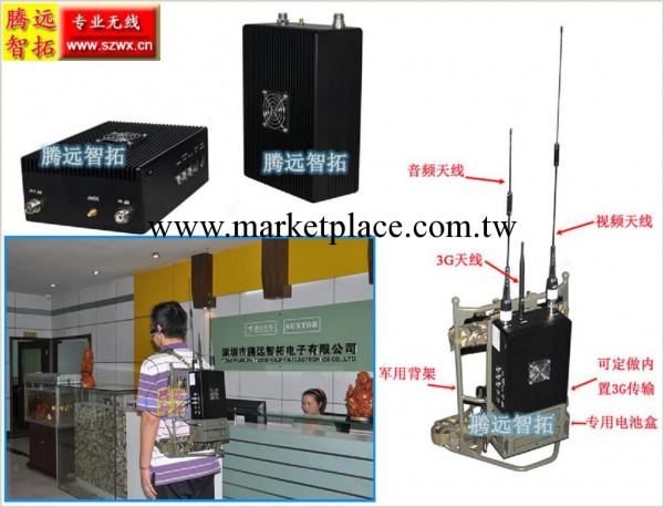 多功能移動視頻無線傳輸設備-COFDM+3G+雙向語音傳輸工廠,批發,進口,代購