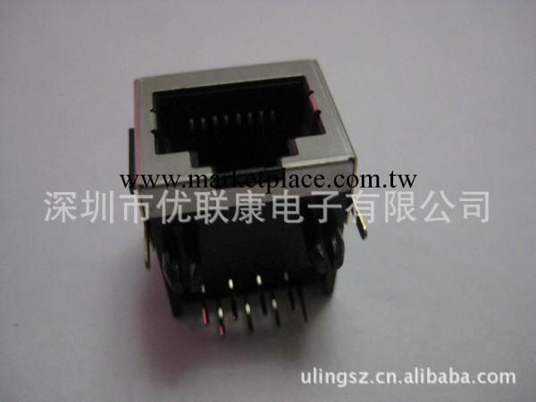 優質RJ45 8P8C半包母座 供應網絡插座RJ45半包式工廠,批發,進口,代購