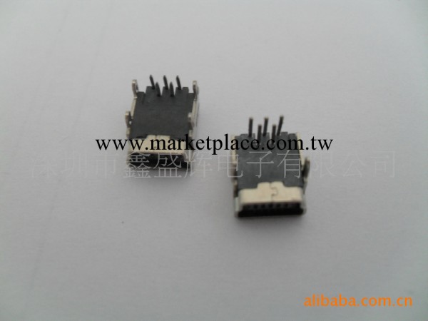 MINI USB 5P母座90度DIP工廠,批發,進口,代購