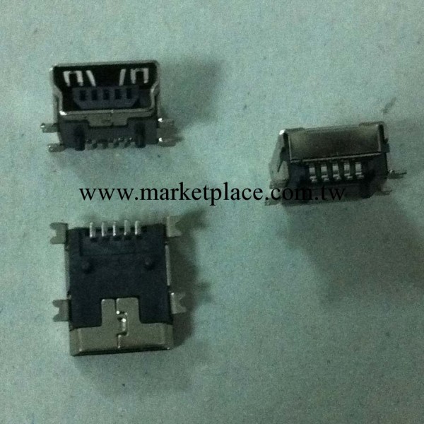 供應 USB連接器 MINI-5P-F-貼片 USB母座工廠,批發,進口,代購