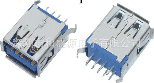USB3.0　180度直插式　USB連接器批發・進口・工廠・代買・代購