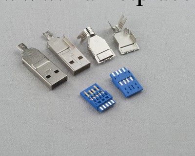 USB3.0 A TYPE Male 三件焊線式工廠,批發,進口,代購