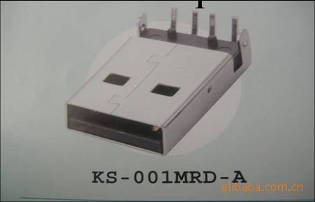 USB 連接器A座90度插板式（臺資製造，品質保證）工廠,批發,進口,代購