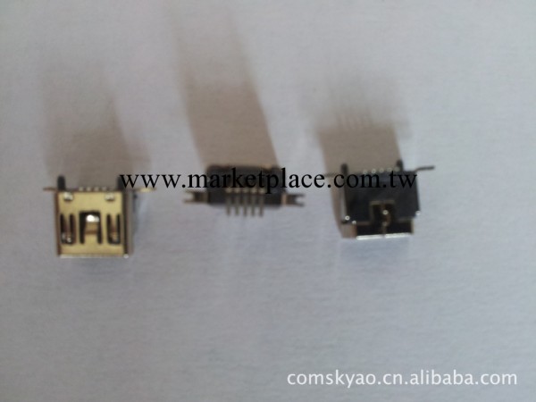 MINI USB 5P母座立體貼板式工廠,批發,進口,代購