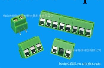綠色端子臺電路板型端子臺PA002-2P 3P 4P 5P 6P 7P 風扇板接線柱工廠,批發,進口,代購