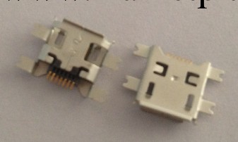 MICRO_USB 7PIN 母座  沉0.7mm  沉板母座四角全貼工廠,批發,進口,代購