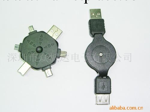 供應USB伸縮線手機轉接頭USB轉接頭工廠,批發,進口,代購