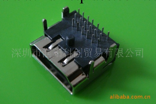 供應HDMI三排插件卡座，HDMI插件，HDMI-深圳潤陽科創工廠,批發,進口,代購