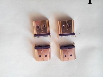 HDMI A TYPE 公頭夾板式連接器帶壓勁 夾板1.0/1.2/1.4/1.6工廠,批發,進口,代購