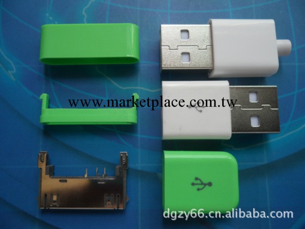 蘋果ipod　手機數據線　綠色ipod　USB AF 連接器工廠,批發,進口,代購