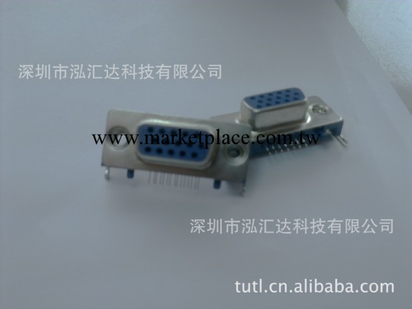 供應D-SUB電腦連接器SLIM HDR 15母工廠,批發,進口,代購