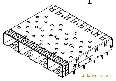 富士康代理商連接器XFP Cage,: 3S000000-84-4F工廠,批發,進口,代購