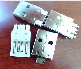 廠傢低價銷售USB2.0連接器—— A公魚叉短體工廠,批發,進口,代購