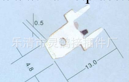 DJ611-4.8×0.5 ，4.8線路板插片,105元/包/五千,(接線端子)工廠,批發,進口,代購