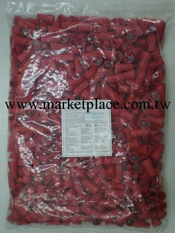 Heavypower臺灣金筆螺式端子P6 紅色 UL CQC CSA CE認證 500pcs工廠,批發,進口,代購