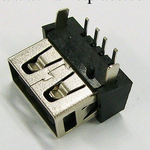 高級電源接口 USB短口母座 斜45度口 後插6PIN 直邊工廠,批發,進口,代購
