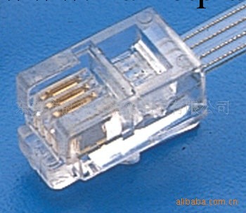 廠傢直批 111F-MP4P4C水晶頭  FOR 0.5 mm 電腦網線接頭工廠,批發,進口,代購