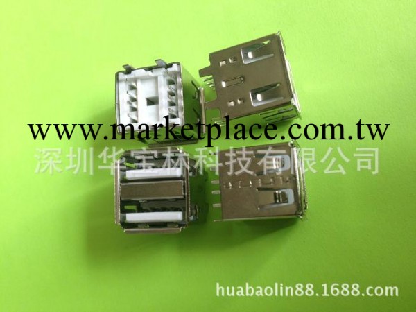 雙層USB AF180母座連接器工廠,批發,進口,代購