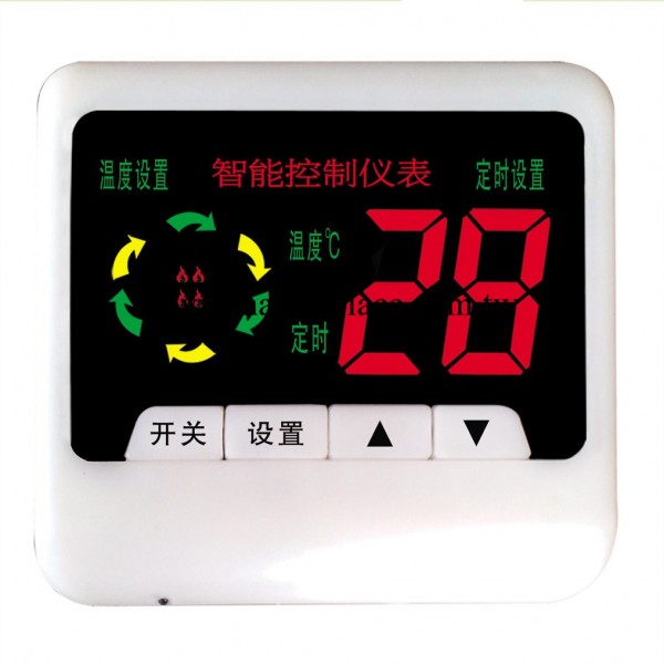 廠傢直銷 LED液晶溫控器 碳晶墻暖溫度控制器 可選配套遙控器工廠,批發,進口,代購