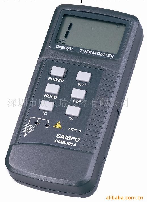 深圳欣寶科機溫度表DM6801A單通道測溫機工廠,批發,進口,代購