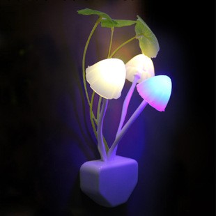 光一 廠傢直銷LED阿凡達蘑菇七彩燈光控 創意插電床頭燈工廠,批發,進口,代購