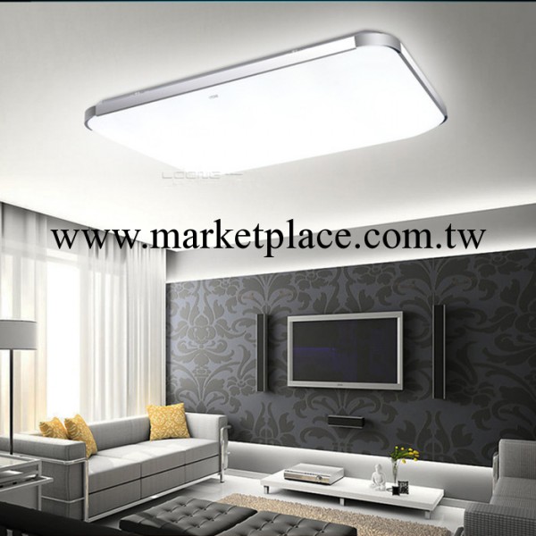 簡約現代時尚LED客廳吸頂燈長方形 傢庭現代照明工廠,批發,進口,代購