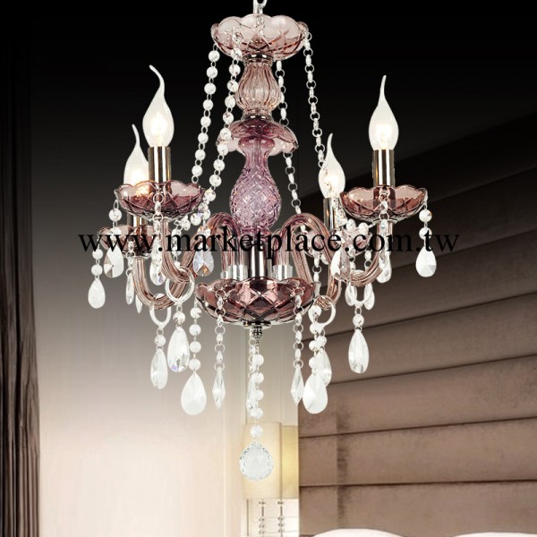 歐賀燈飾中山客廳吊燈咖啡色中式現代玻璃吊燈臥室餐廳蠟燭工廠,批發,進口,代購