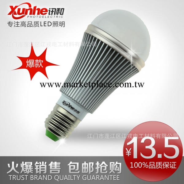 訊和 LED燈泡e27螺口3w5w7w節能燈 燈泡螺口 燈泡包郵 lamp工廠,批發,進口,代購