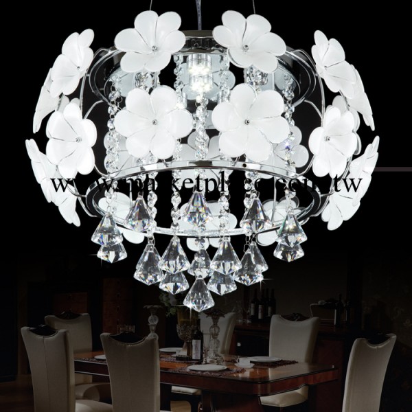熱銷一件代發時尚簡約餐廳水晶LED吊燈燈飾燈具批發工廠,批發,進口,代購