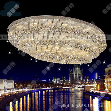 酒店大堂/賓館/大堂工程LED水晶燈飾/工程燈廠傢訂做 SFT-G8606工廠,批發,進口,代購
