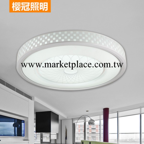 櫻冠 LED吸頂燈可調光調色多功能分段遙控圓形臥室書房餐廳客廳燈工廠,批發,進口,代購