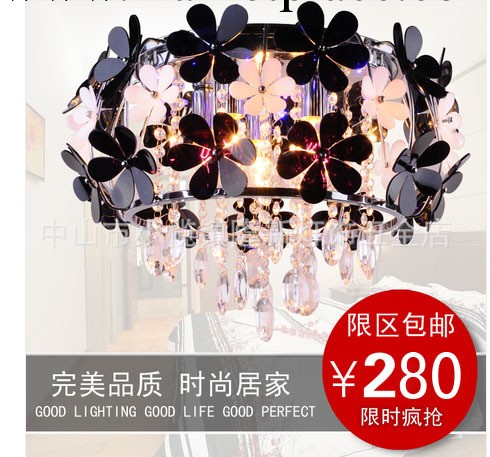 隆新直銷時尚亞克力花朵LED吸頂燈臥室客廳餐廳燈一件代發工廠,批發,進口,代購