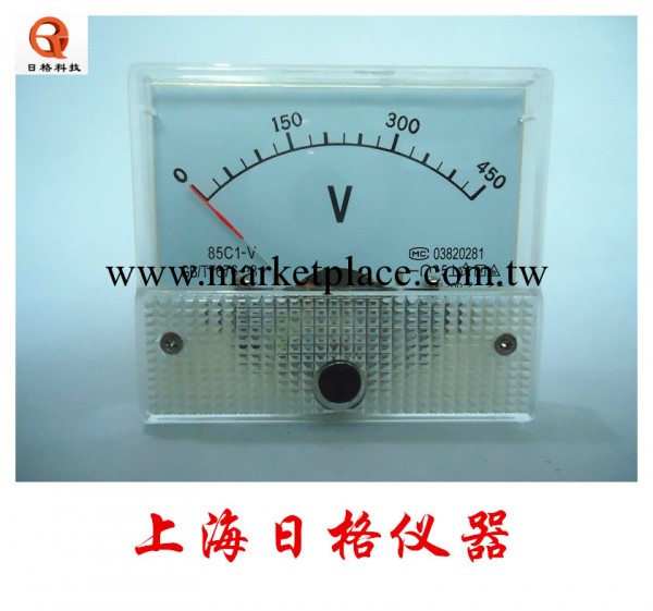 批發供應上海日格85L1指針式交流電壓表 安裝式電壓測量機表工廠,批發,進口,代購