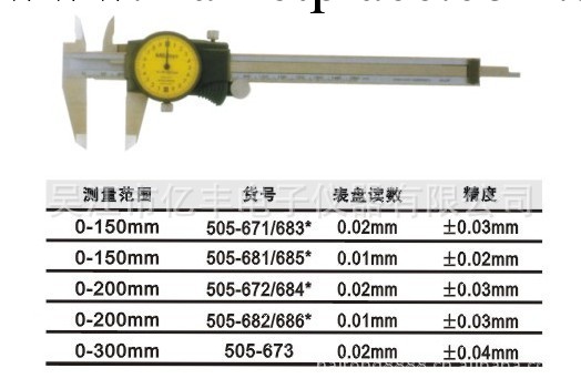 廠傢代理日本505-682/686帶表三豐卡尺工廠,批發,進口,代購