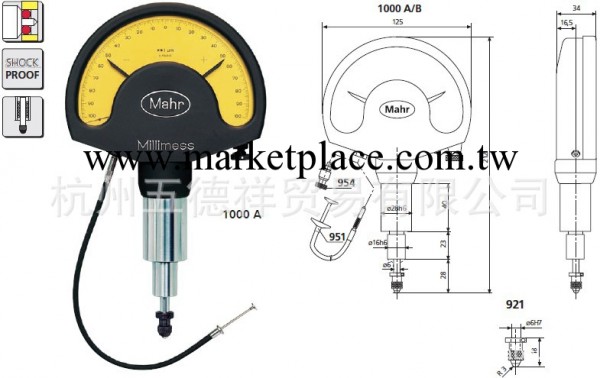 德國馬爾（Mahr）1000A大表盤比較機 4338000工廠,批發,進口,代購