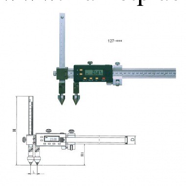 批發 供應 桂林桂量 數顯卡尺 孔距數顯卡尺系列工廠,批發,進口,代購