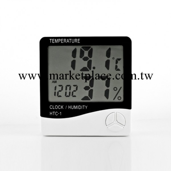 HTC-1大屏幕電子溫濕度計，數字溫濕度計,數顯溫濕度計工廠,批發,進口,代購