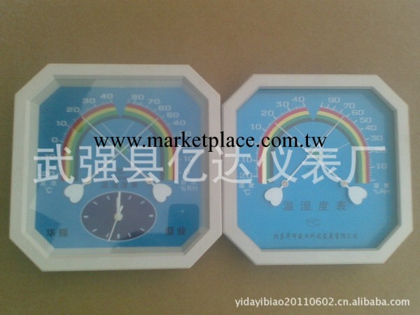 北京牌八角壁掛指針式溫濕度計、醫療溫濕表、禮品溫濕表貼牌工廠,批發,進口,代購