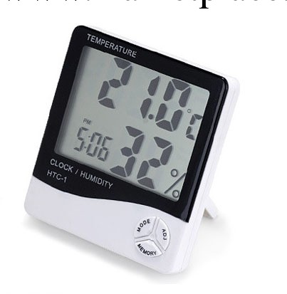 HTC-1大屏幕電子溫濕度計，數字溫濕度計,數顯溫濕度計 廠傢直銷工廠,批發,進口,代購