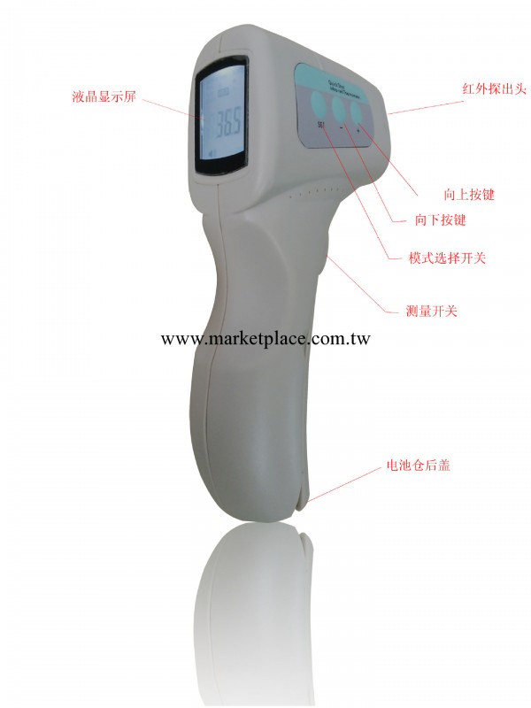 紅外電子測溫機 非接觸式額溫槍 高精準寶寶溫度計批發・進口・工廠・代買・代購
