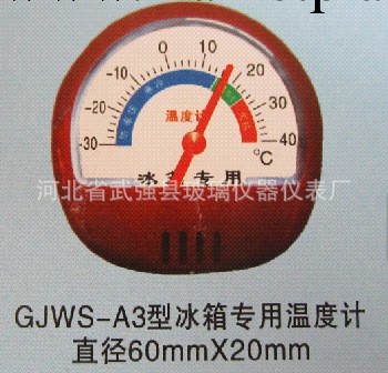 GJWS-A3型冰箱專用溫度計-30~40℃/60*20mm工廠,批發,進口,代購