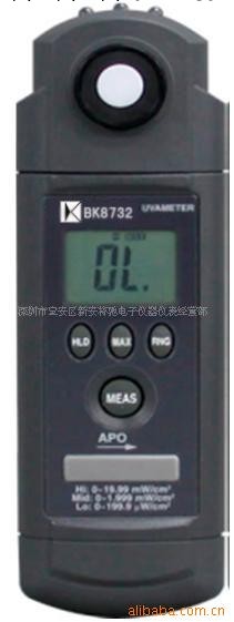 BK8732功率19.99mW /cmUVA紫外線輻射量測紫外線輻射照度計工廠,批發,進口,代購