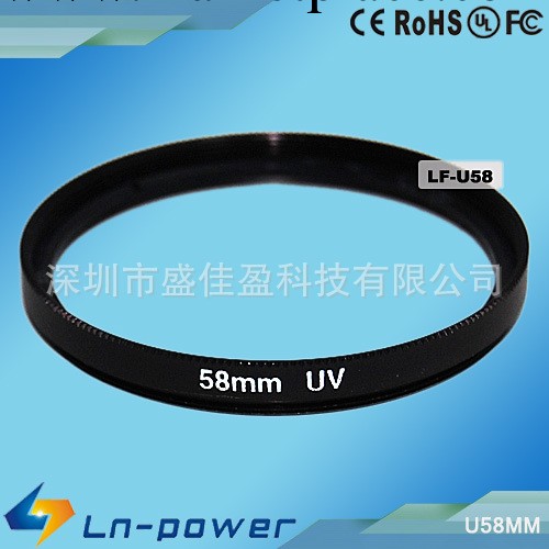 適用相機濾鏡UV58MM 深圳濾鏡工廠,批發,進口,代購