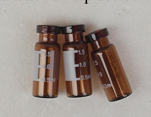 愛吉仁2ml透明 棕色帶書寫鉗口玻璃樣品進樣瓶可代替安捷倫工廠,批發,進口,代購
