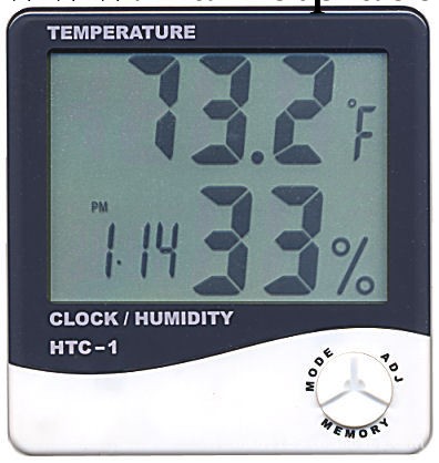 【廠傢直銷】 HTC-1 溫濕度計  數顯溫濕度計  大屏幕溫濕度計工廠,批發,進口,代購